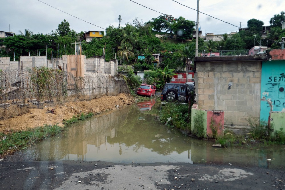 A road flooded by Hurricane Dorian is seen in Canovanas, Puerto Rico, Aug. 28. (CNS/Reuters/Gabriella N. Baez) A road flooded by Hurricane Dorian is seen in Canovanas, Puerto Rico, Aug. 28. (CNS/Reuters/Gabriella N. Baez)