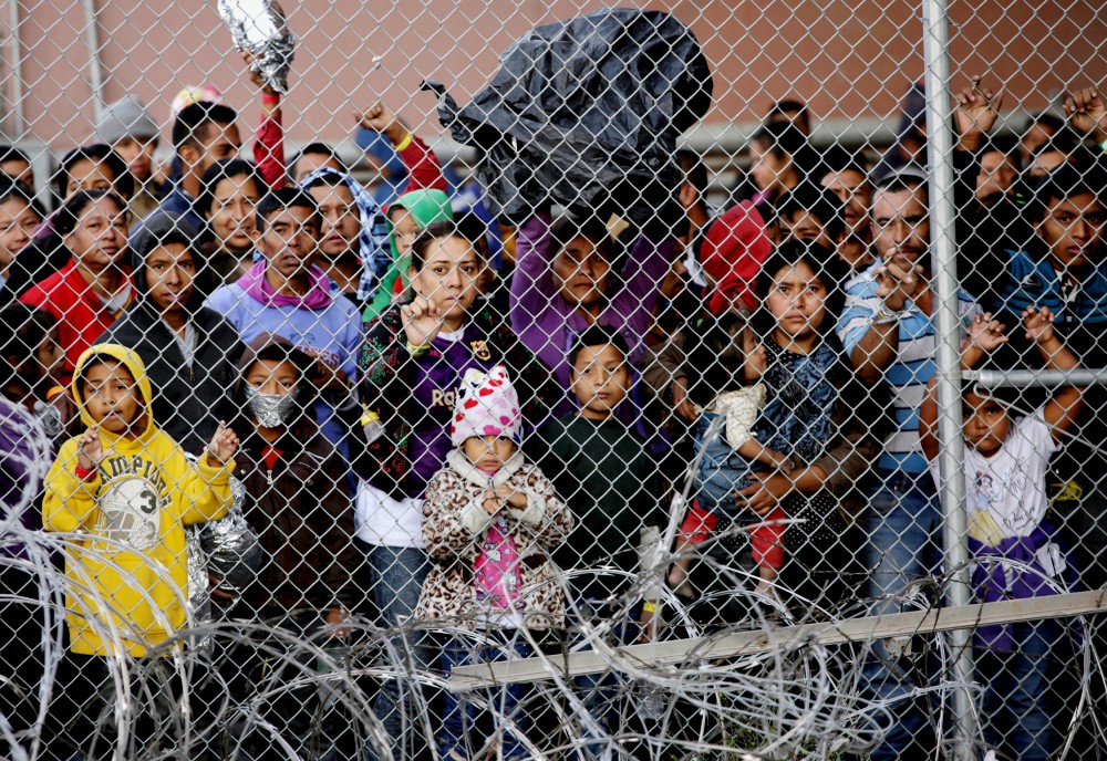 Central American migrants are seen inside an enclosure in El Paso, Texas, March 27, 2019. (CNS/Reuters/Jose Luis Gonzalez) Central American migrants are seen inside an enclosure in El Paso, Texas, March 27, 2019. (CNS/Reuters/Jose Luis Gonzalez)