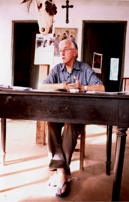 Retired Bishop Pedro Casaldáliga in an undated photo. (CNS/Courtesy of São Félix Prelature archives)