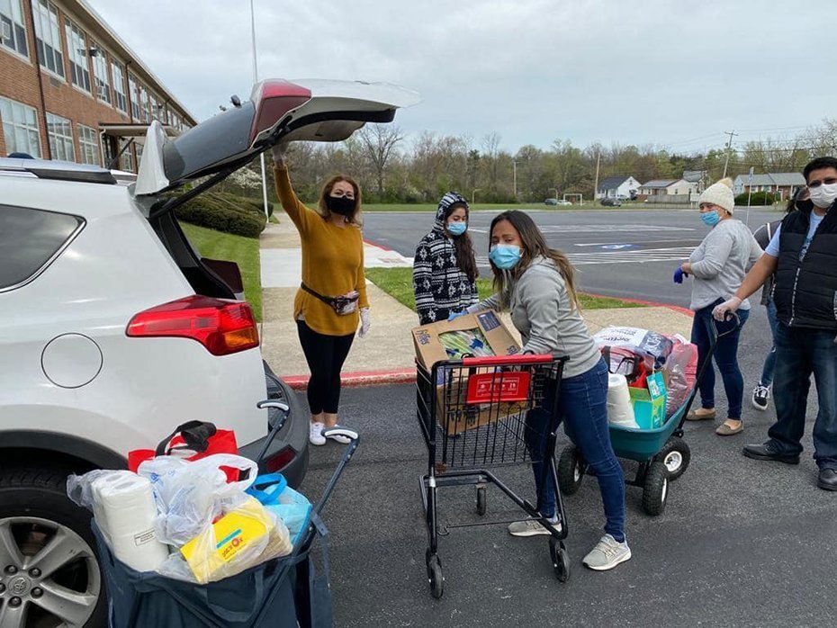 The way in which young people have bridged differences during the pandemic models path of dialogue and relationship for church, Cardinal Gregory says. Volunteers from St. Gabriel Parish in Baltimore help families during a food drive in October 2020. Pope 