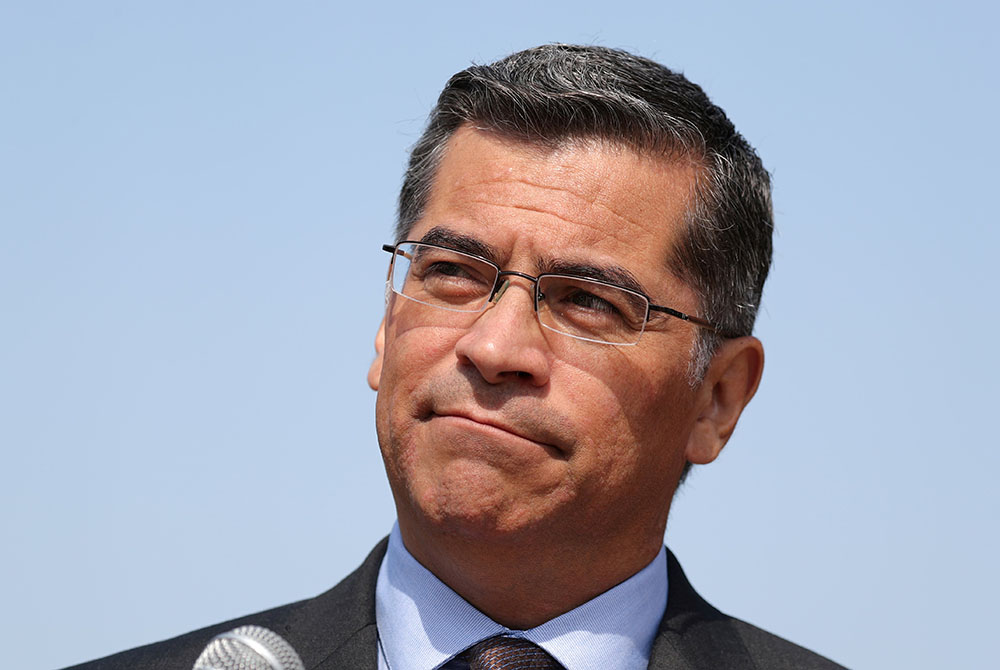 California Attorney General Xavier Becerra speaks during an Aug. 2, 2018, media conference in Los Angeles. Becerra is President-elect Joe Biden's pick for secretary of the Department of Health and Human Services. (CNS/Lucy Nicholson, Reuters) California Attorney General Xavier Becerra speaks during an Aug. 2, 2018, media conference in Los Angeles. Becerra is President-elect Joe Biden's pick for secretary of the Department of Health and Human Services. (CNS/Lucy Nicholson, Reuters)