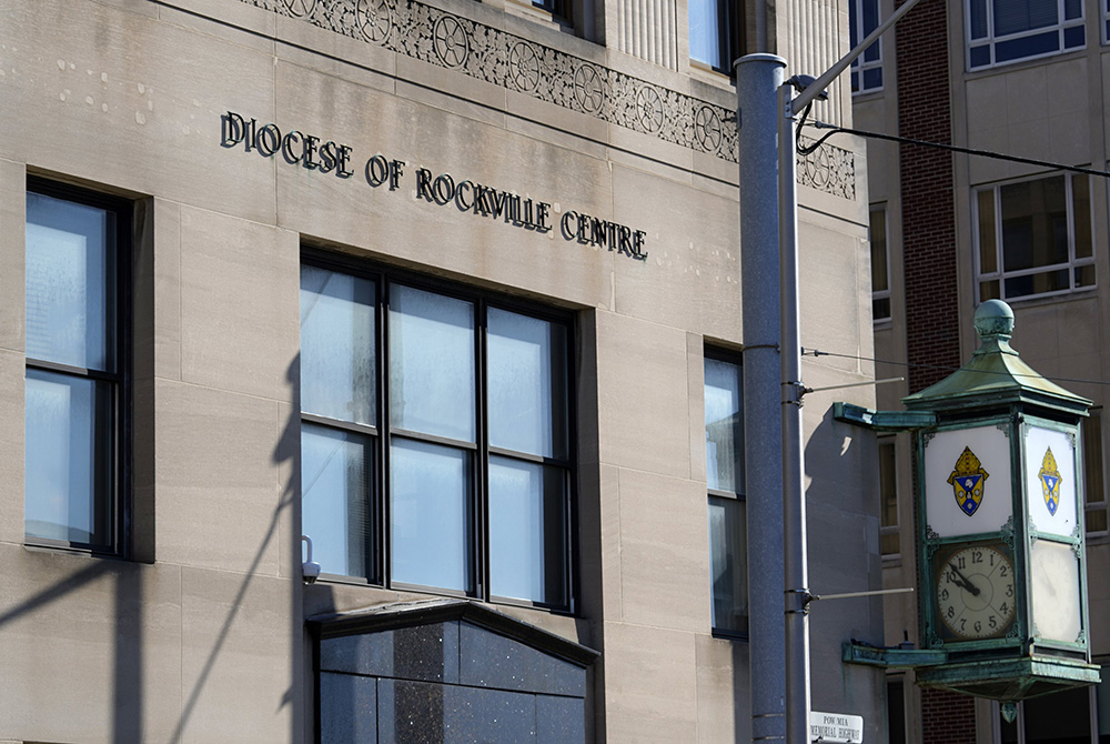20210329T1200-USA-NY-PASTORALCENTER-1244885 The pastoral center of the Diocese of Rockville Centre, New York, is seen March 27, a day after the diocese announced the sale of the property to Synergy Holding Partners LLC for $5.2 million. (CNS/Gregory A. Shemitz)