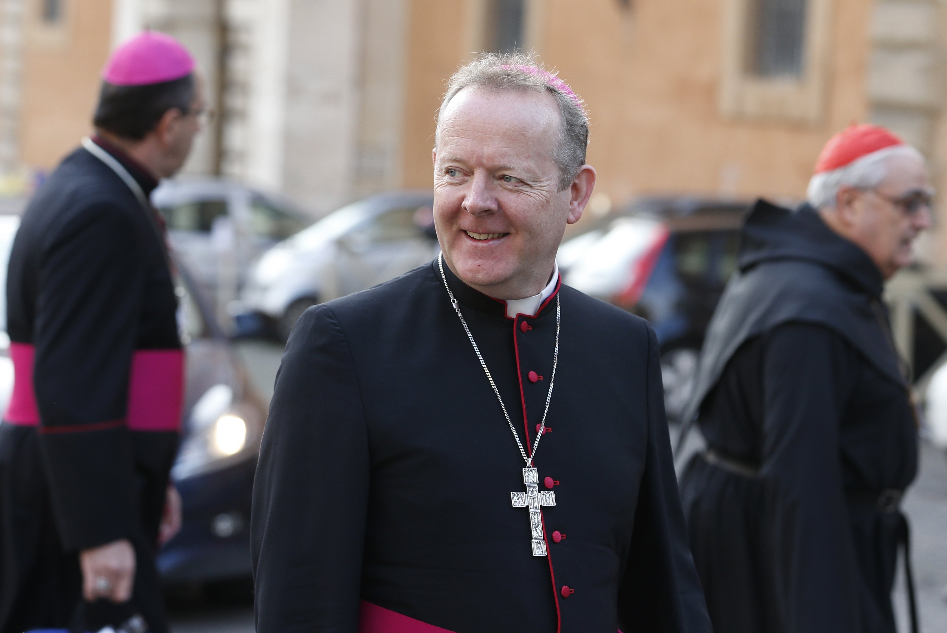 Archbishop Eamon Martin of Armagh, Northern Ireland, is pictured at the Vatican Oct. 16, 2018. Archbishop Martin has joined with leaders of other Christian traditions in appealing for "prayerful support" for an Oct. 21, 2021, service to mark the centenary