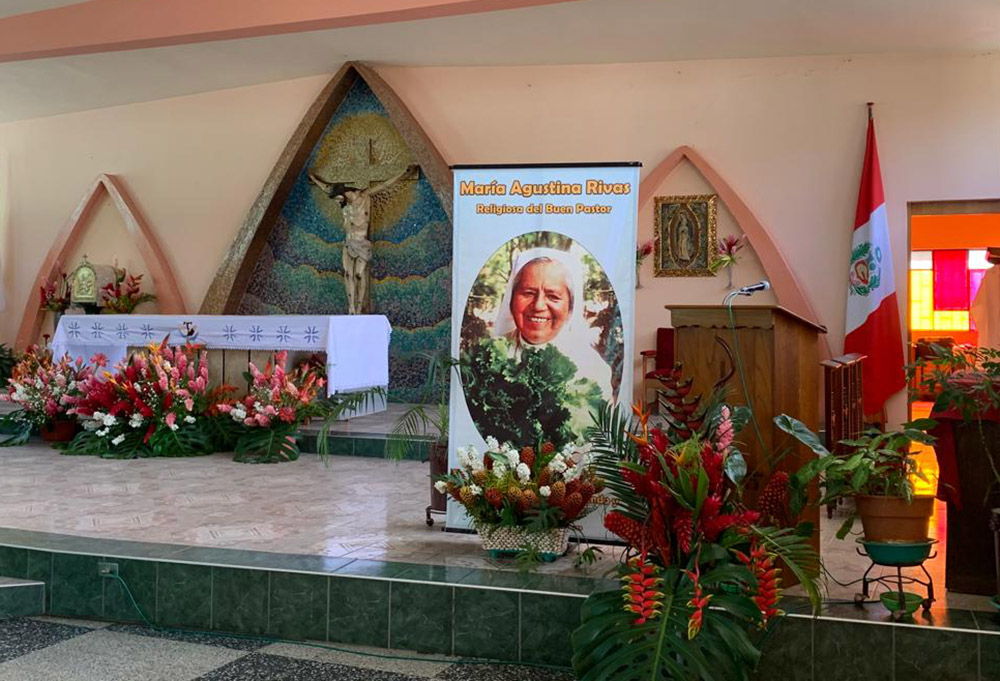 San Ramón Church in La Florida, Peru, the center of the festivities for Aguchita's beatification (Courtesy of Yvette Arnold)