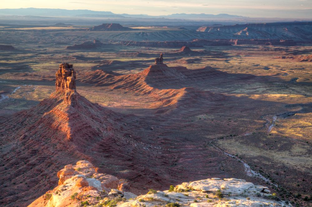 Aerial shot of the Valley of the Gods in Bears Ears National Monument. (Creative Commons/Courtesy of Bureau of Land Management)