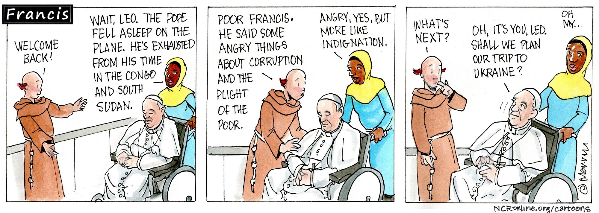 Francis, the comic strip: The plan (Pat Marrin)