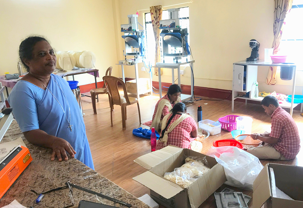 Holy Spirit Sr. Mary Beck, serving as vocational trainer at Manasa Rehabilitation and Training Centre (Thomas Scaria)