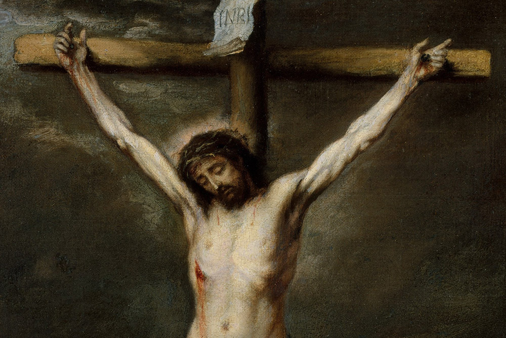 "The Crucifixion" (circa 1675, detail) by Spanish artist Bartolomé Estebán Murillo (Metropolitan Museum of Art)