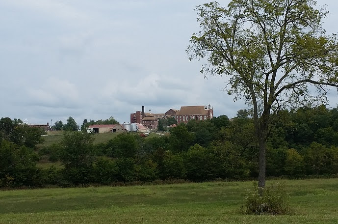 St. Catharine Motherhouse in Kentucky: The original St. Catharine motherhouse was built in Siena Vale on a property inherited by blood sisters and congregational Srs. Angela and Benven Sansbury. After the motherhouse and school were destroyed by fire in 1904, the congregation rebuilt on Siena Heights. This historical site will be preserved under the new easement through the Bluegrass Land Conservancy. (Courtesy of the Dominican Sisters of Peace) 