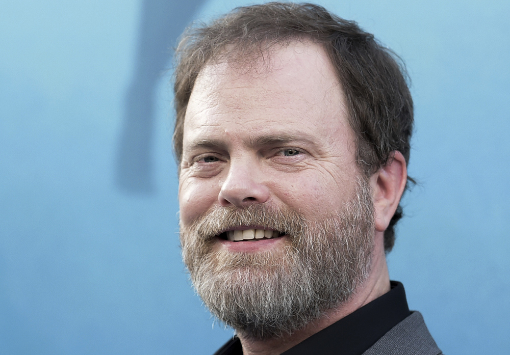 Actor and author Rainn Wilson in 2018 (AP/Invision/Richard Shotwell)