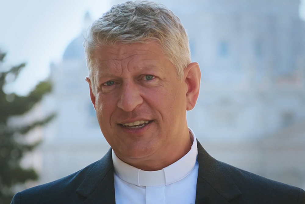 Jesuit Fr. David McCallum, executive director of the Program for Discerning Leadership, is seen in Rome in this undated photo. (CNS/Courtesy of Discerning Leadership)