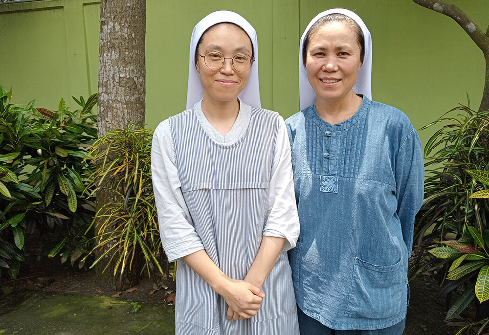 Sr. Andree Lee, right, and Sr. Matthew Lee run Kkottongnae House of Hope in Gazipur. (Sumon Corraya)