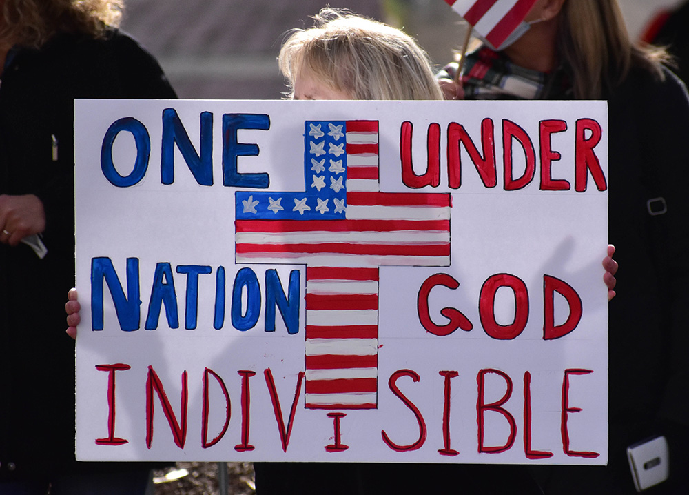 A "Stop the Steal" rally is held in Raleigh, North Carolina, on Jan. 6, 2021. (Wikimedia Commons/Anthony Crider)