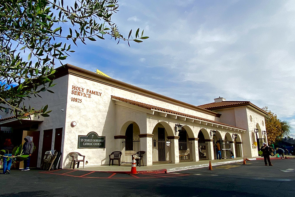 St. Charles Borromeo Holy Family Service Center in North Hollywood, California (Tom Hoffarth)