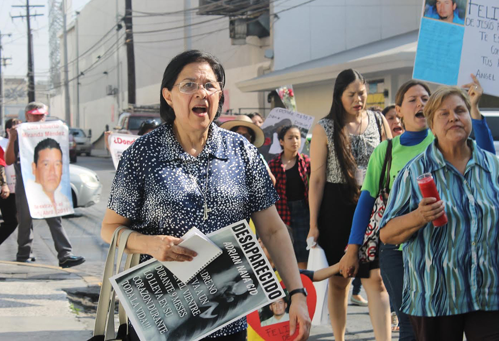 For 30 years Sr. Consuelo Morales, founder of Citizens in Support of Human Rights A.C. (or CADHAC), has been fighting on behalf of families whose loved ones have been kidnapped, killed or forcibly disappeared as a result of drug violence in northeast Mexico. (Courtesy of Consuelo Morales)