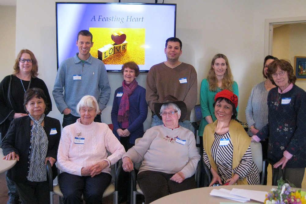 Immaculate Heart of Mary Sr. Christine Koellhoffer with a group who participated in a Lenten retreat day at Mount St. Mary House of Prayer in Watchung, New Jersey (Courtesy of Christine Koellhoffer)