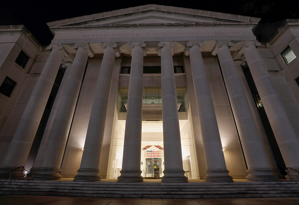 Alabama Judicial Building, where the state supreme court meets, is seen in Montgomery Sept. 26, 2019. The Alabama Supreme Court ruled 8-1 Feb. 16, 2024, that frozen embryos qualify as children under state law. (OSV News/Reuters/Chris Aluka Berry)