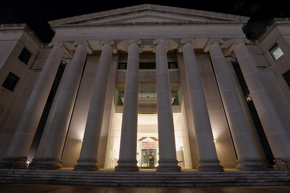 Alabama Judicial Building, where the state supreme court meets, is seen in Montgomery Sept. 26, 2019. The Alabama Supreme Court ruled 8-1 Feb. 16, 2024, that frozen embryos qualify as children under state law. (OSV News/Reuters/Chris Aluka Berry)