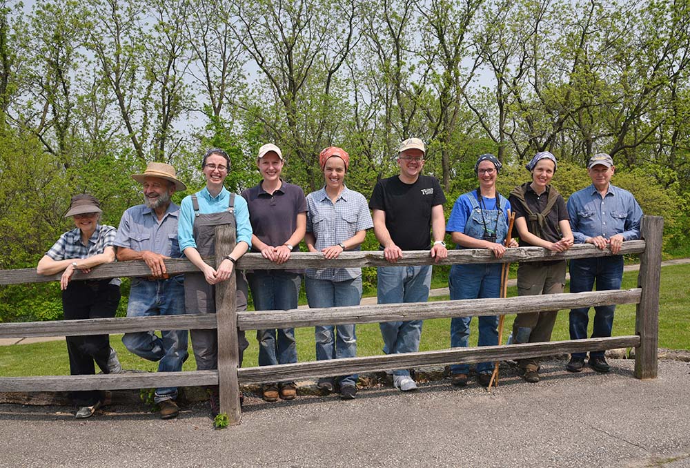 The nuns of Our Lady of the Mississippi Abbey and the monks of New Melleray Abbey enjoy time together in rural Iowa. (Courtesy of Bill Witt)