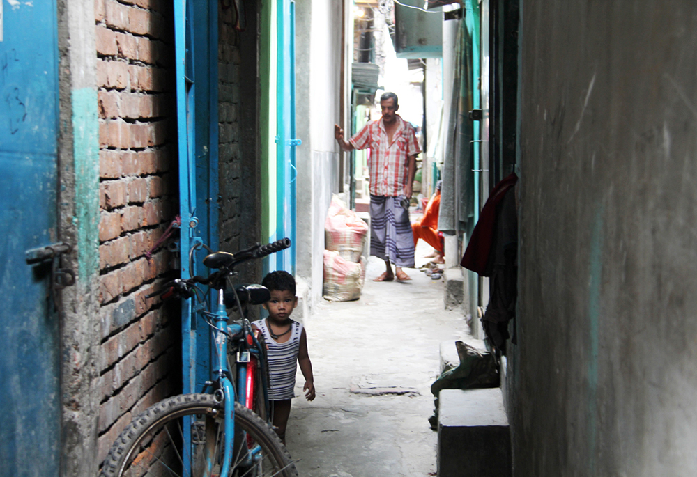 Geneva Camp in Dhaka’s Mohammadpur area is a densely populated settlement of tens of thousands of Biharis. (Stephan Uttom Rozario)