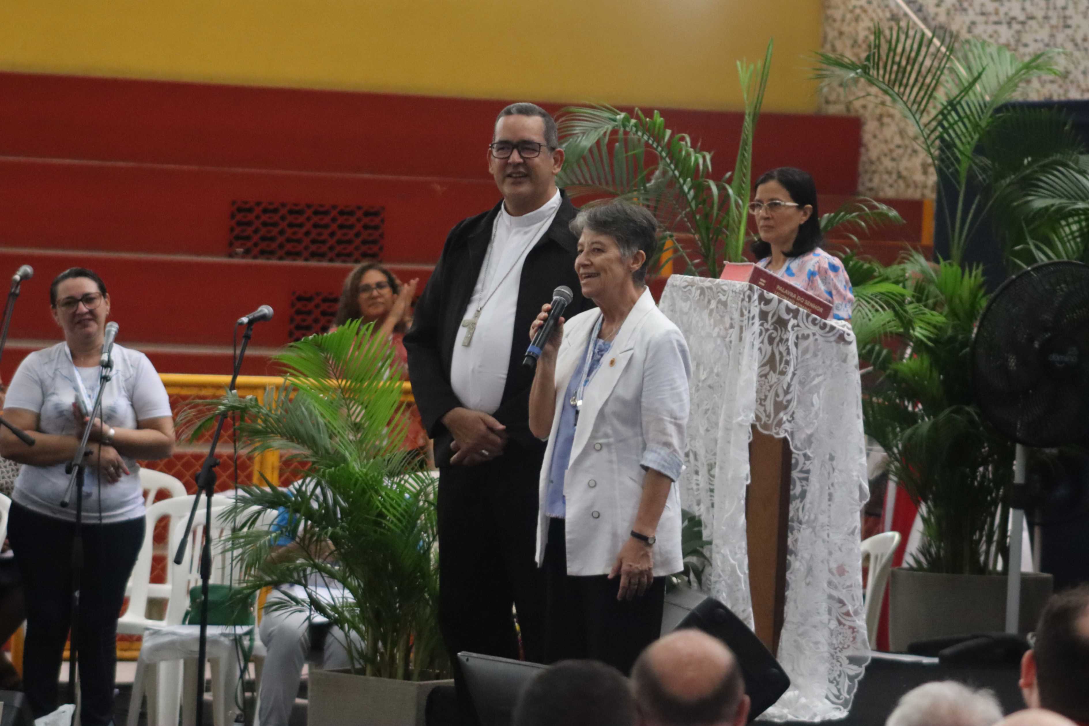 "La misión de la Conferencia de Religiosos de Brasil es importante para la propia vida religiosa consagrada y para nuestra Iglesia en general": Hna. Eliane Cordeiro, presidenta de CRB, en el 70 aniversario de la entidad en Fortaleza, en el estado brasileño de Ceará. (Foto: cortesía CRB)