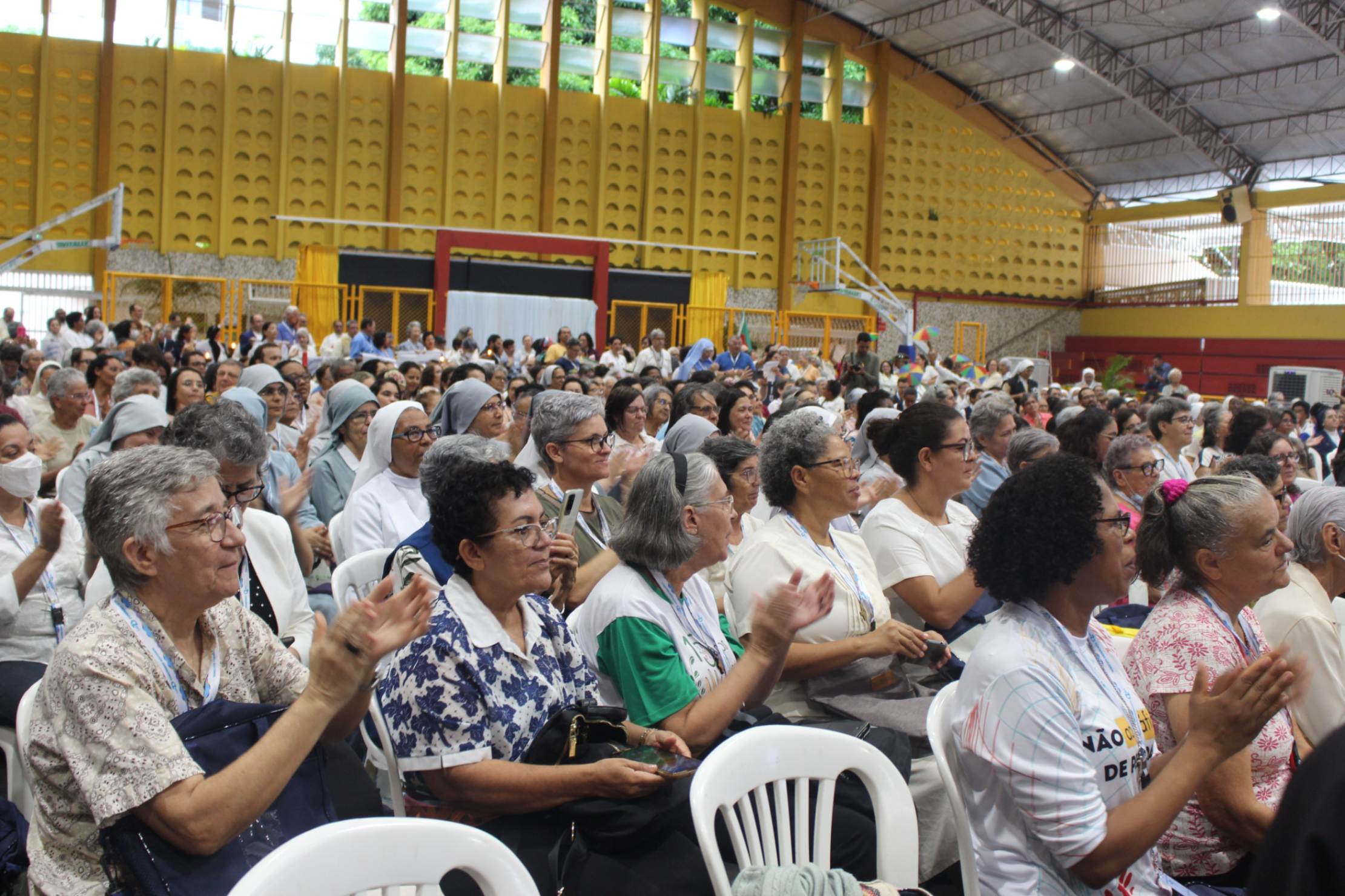 Además de los miembros de la Conferencia Nacional de Obispos y de la Conferencia Nacional de Religiosos de Brasil, al congreso asistieron varios representantes de órdenes religiosas de otros países. (Foto: cortesía CRB)