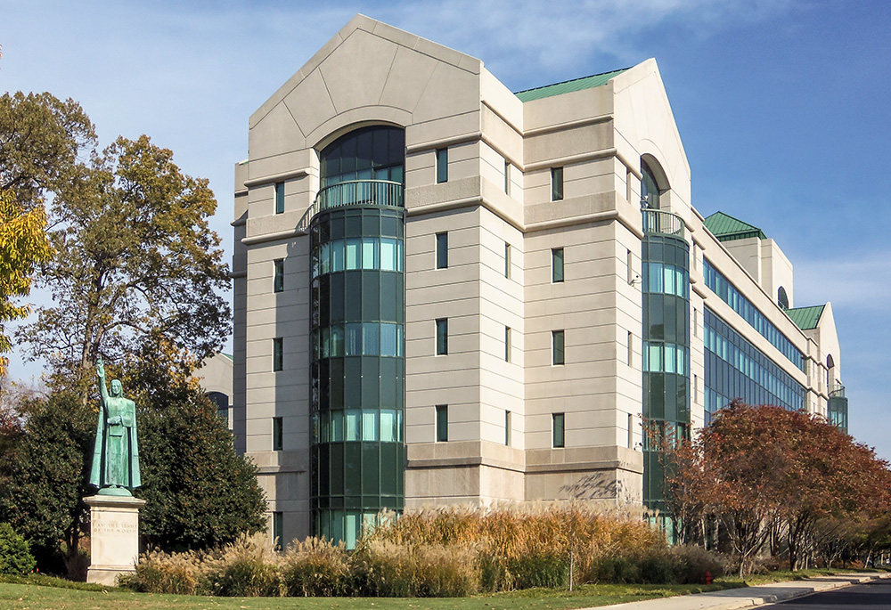 The headquarters of the U.S. Conference of Catholic Bishops in Washington, D.C. (Wikimedia Commons/Farragutful)