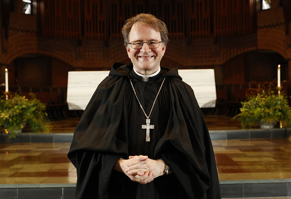 Benedictine Abbot Isaac Murphy was elected the sixth abbot of St. Anselm Abbey in Manchester, New Hampshire, on June 17. Murphy entered the community in the 1990s. (Courtesy of Leah LaRiccia)