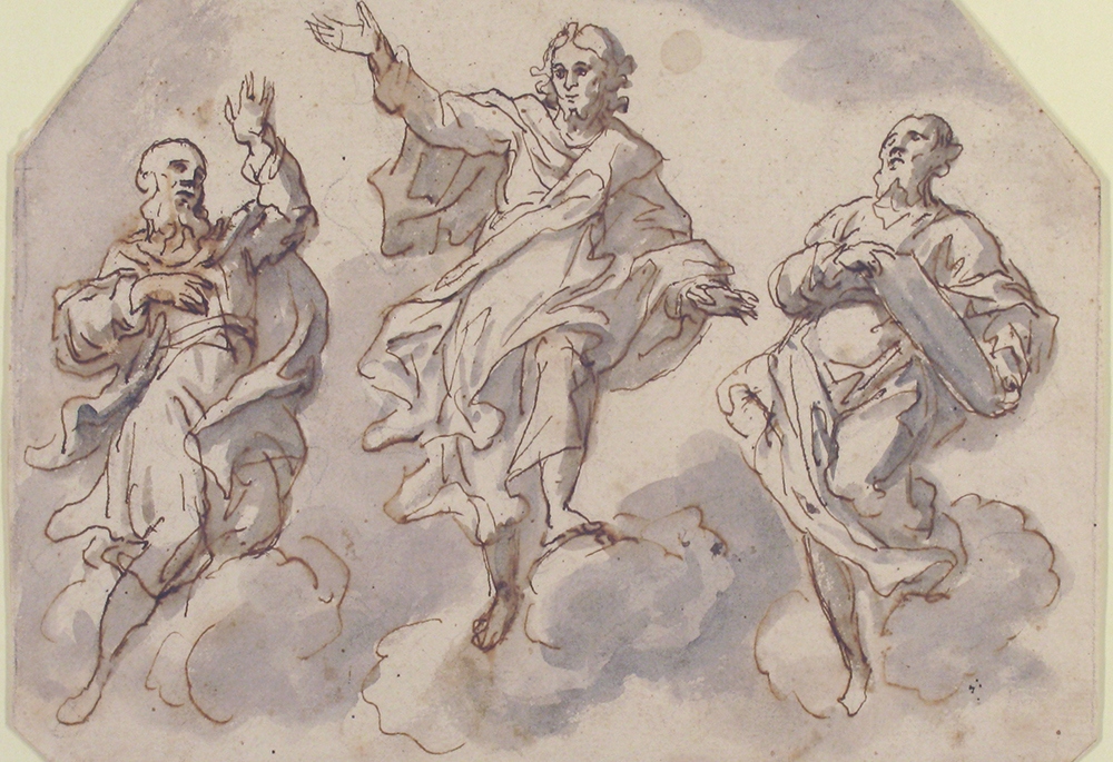 "The Transfiguration," 1565-1608 drawing by Francesco Curia (Metropolitan Museum of Art)