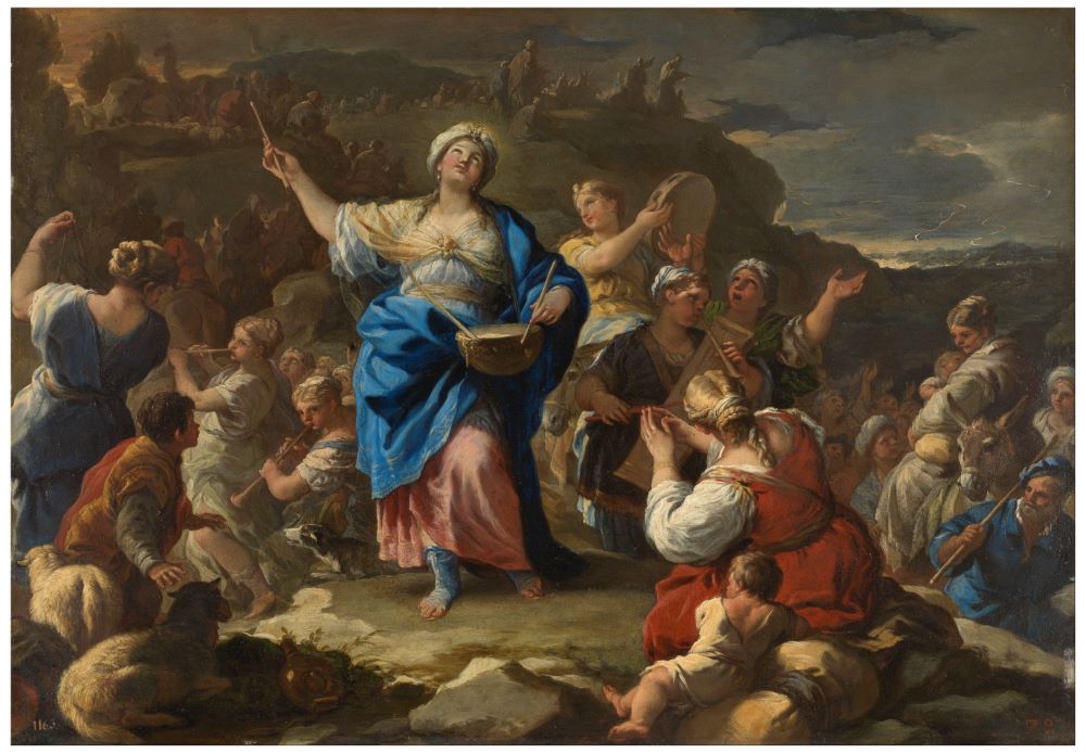 Painting: "Song of Miriam the Prophetess" by Luca Giordano 