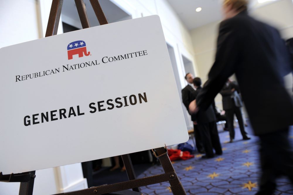 "General session" sign at RNC "General session" sign at RNC