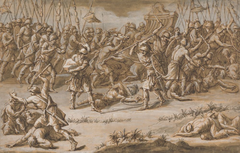 Illustration to "The Iliad" (between 1760 and 1769) by John Michael Rysbrack (Flemish, 1694-1770) 