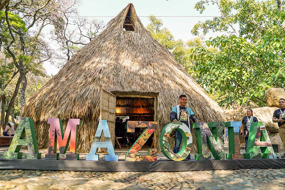 A scene from the "green zone" at the COP16 United Nations biodiversity summit. More than 23,000 people registered to attend the international conference held in Cali, Colombia, one of the world's most biodiverse countries. (Flickr/UN Biodiversity)