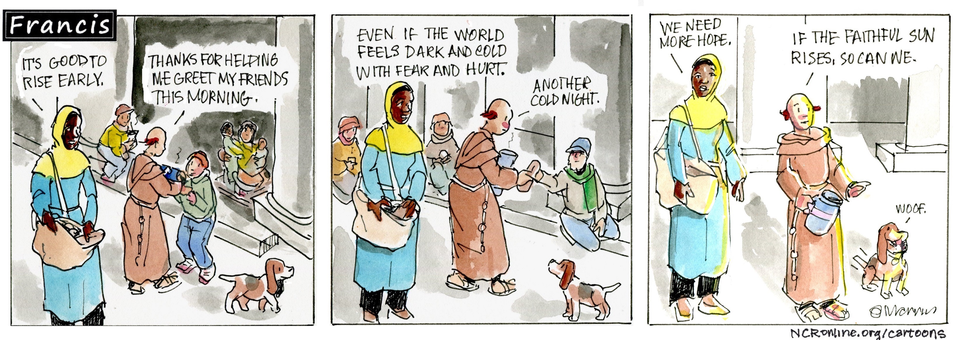 Francis, the comic strip: More hope