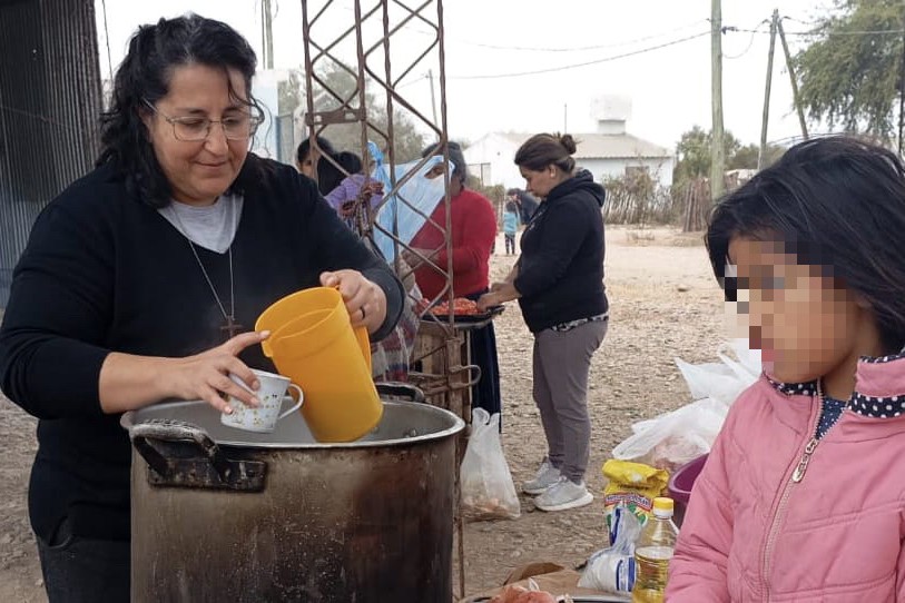 A day of catechesis and recreation in the Wichí community of Pichanal, Salta province, northern Argentina, on Sept. 19, 2024 (Courtesy of Elsa Porcario)