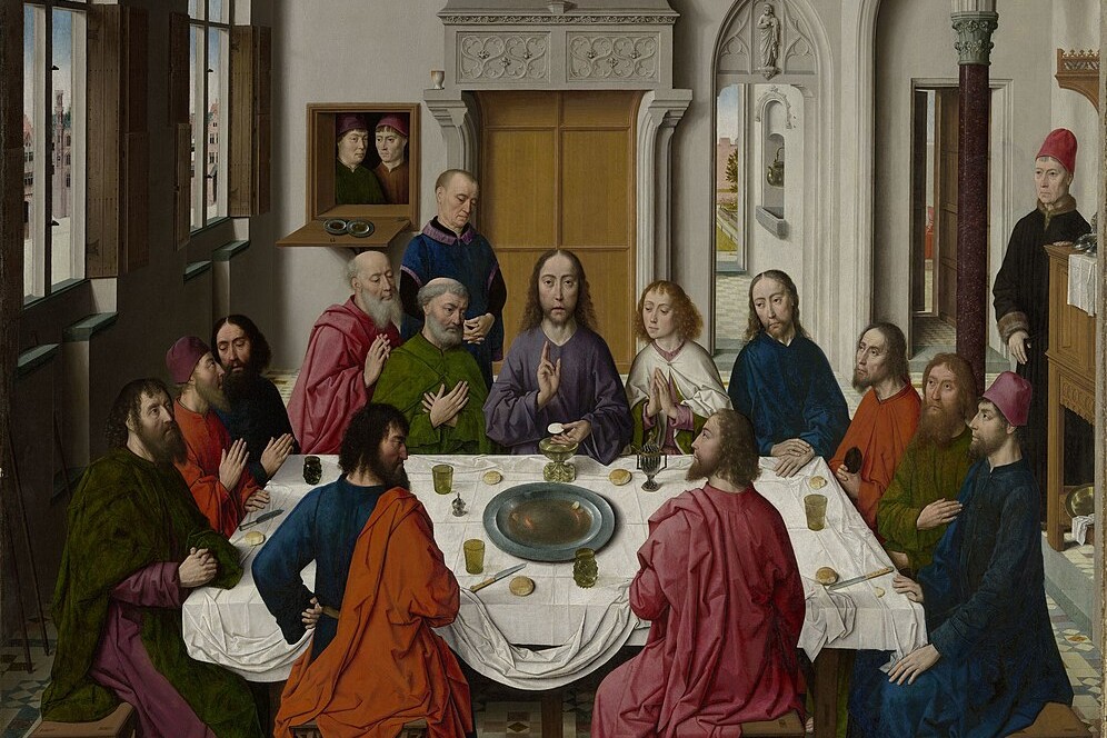 La Última Cena, óleo sobre tabla de Dieric Bouts, 1464-1468. (Foto: Wikimedia Commons/obra de dominio público)