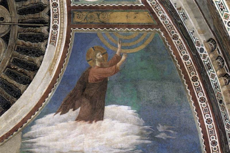 La Ascención de Cristo (detalle), de Giotto di Bondone, pintura al fresco, alrededor de 1300. (Foto: Wikimnedia Commos/obra de dominio público)