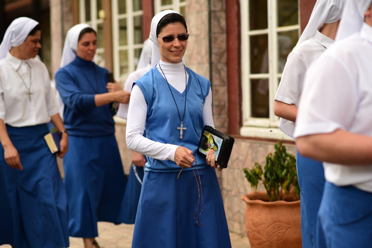 Brazilian Sister Marisa de Paula Neves is seen in an undated photograph. Two Brazilian nuns have gone viral worldwide after a May 28 video showed them beatboxing and dancing hip hop on Catholic TV — drawing comparisons to a real-life “Sister Act. (OSV News/courtesy Copiosa Redenção)