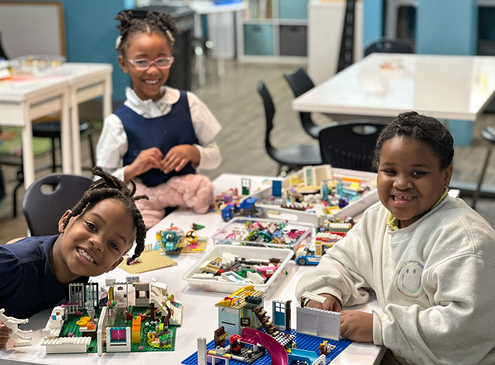 At Operation Breakthrough in Kansas City, Mo., girls ages 6-8 spend time in a room devoted to encouraging stem education after school hours. Activities range from legos to cooking to teach math and science skills. (GSR photo/Soli Salgado)