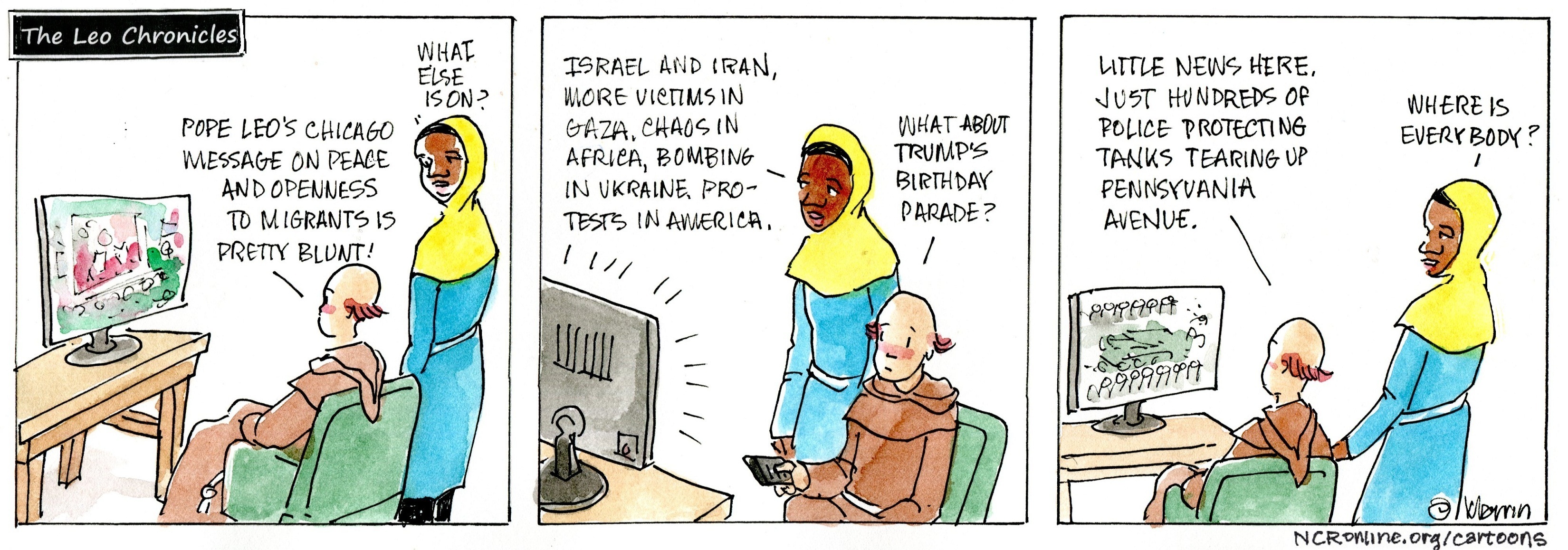 Brother Leo and Gabby take a look at the weekend's events.