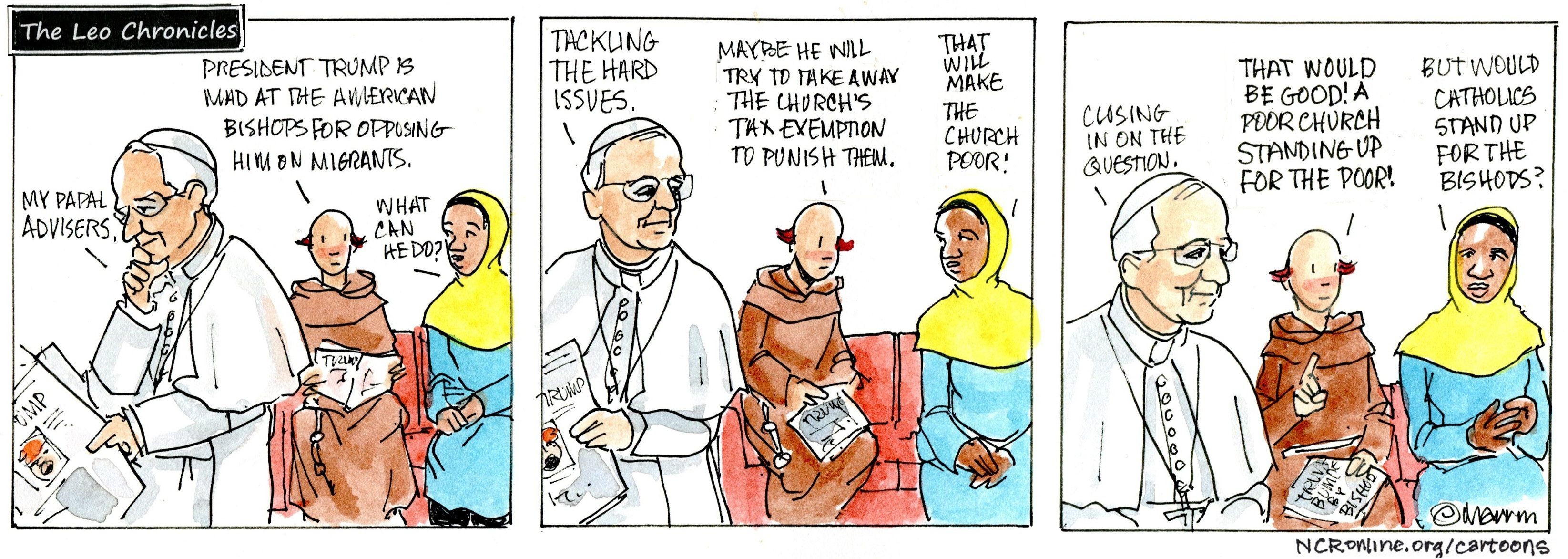 The Leo Chronicles: Leo's papal advisers tackle the hard issues and close in on the question.