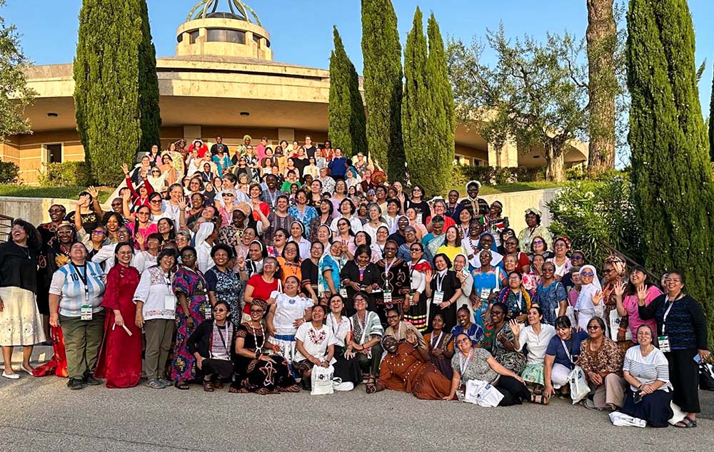 Nearly 200 sisters under 65 gathered at Fraterna Domus Sacrofano in Rome for Hope 2025, with over 100 more participating virtually despite time zone differences. (Courtesy of the Leadership Collaborative)