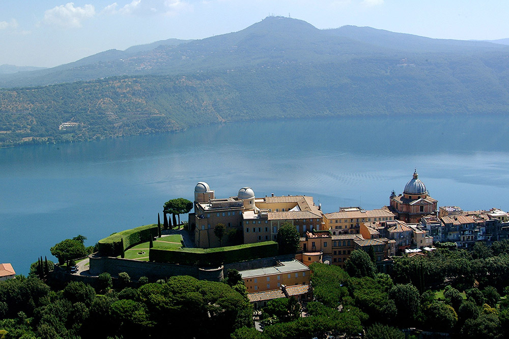 An aerial view of Castel Gandolfo, the summer residence of the pope in Italy (CNS/Catholic Press Photo/Max Rossi)