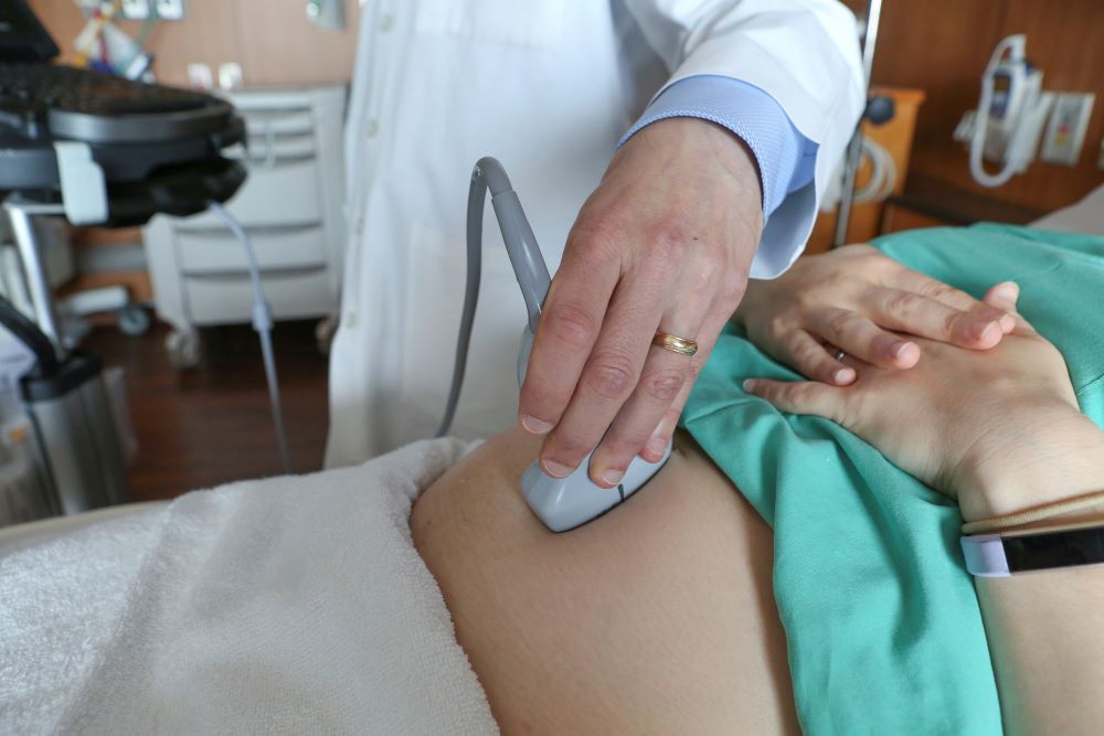 A doctor performs an ultrasound scan on a pregnant woman at a hospital in Chicago, Aug. 7, 2018. (AP /Teresa Crawford, File) A doctor performs an ultrasound scan on a pregnant woman at a hospital in Chicago, Aug. 7, 2018. (AP /Teresa Crawford, File)