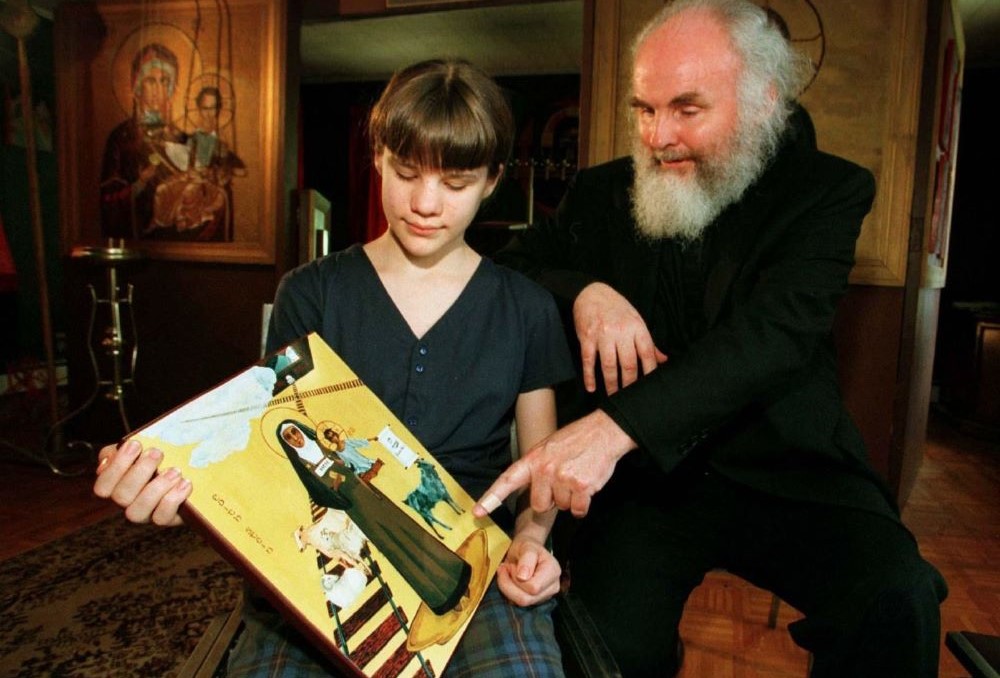 Benedicta McCarthy and her father, Melkite Fr. Emmanuel Charles McCarthy