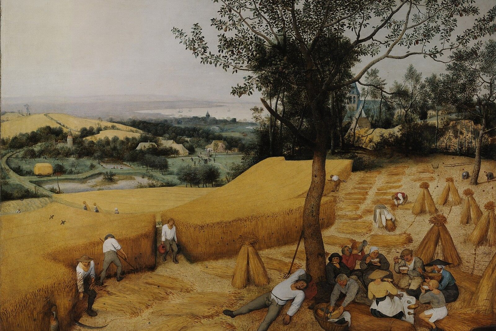 Los segadores, óleo de Pieter Brueghel, el Viejo, 1565. (Foto: Wikimedia Commons/obra de dominio público)