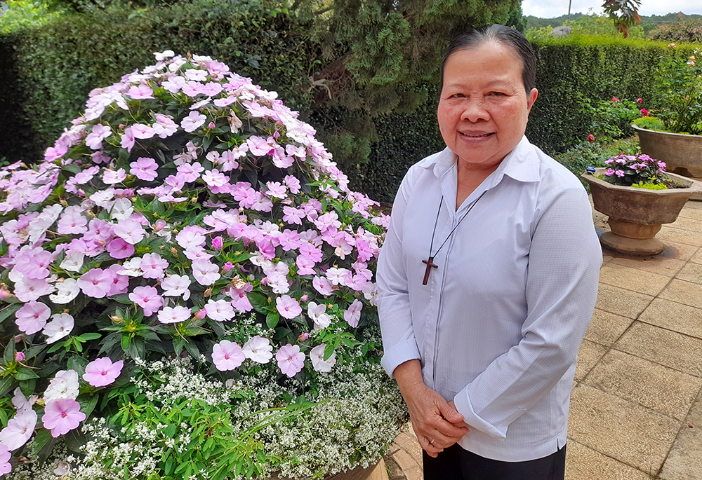 Sr. Marie Valéria Pham Thi Huyen, at the compound of the Rosary Retreat House in Lam Dong province on May 3 (Joachim Pham)
