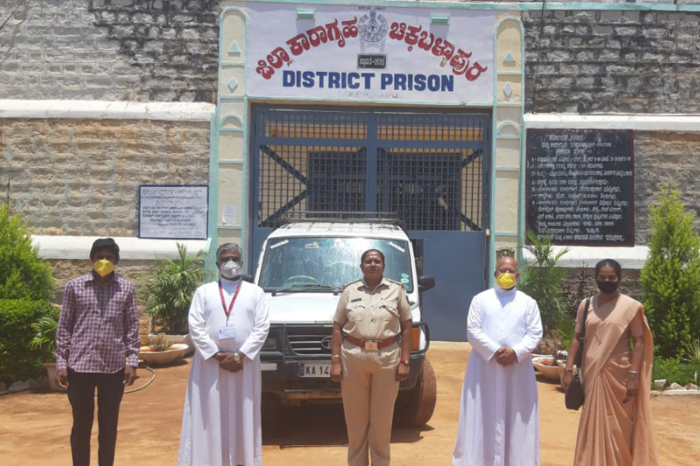 At the Tumkur District Prison, Karnataka, during the height of COVID-19 in 2020.