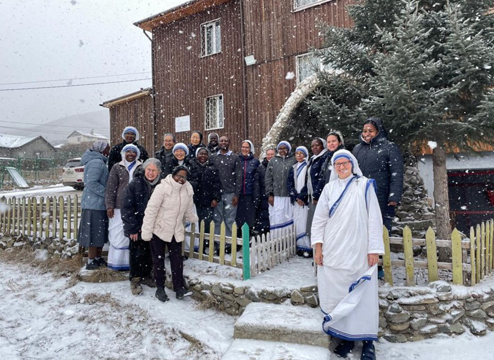A group of women religious gather in Ulaanbaatar, Mongolia. (Courtesy of Francesca Allasia)