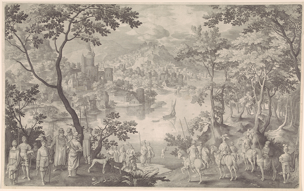 La curación de Naamán, de Nicolaes de Bruyn (Foto: Wikimedia Commons/Rijksmuseum)